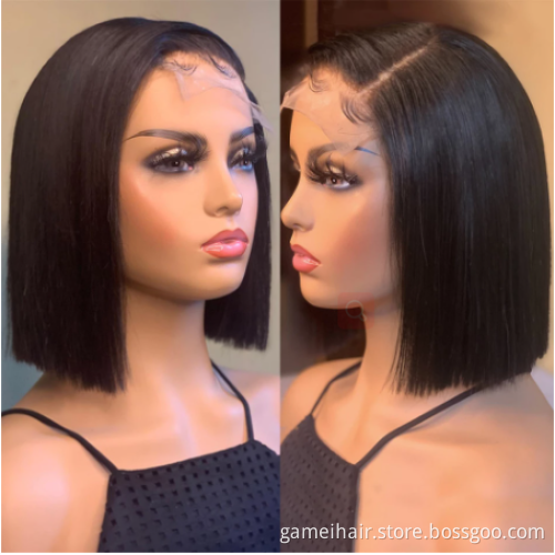 Best Super Bone Straight Double Drawn Full HD Closure Lace Front Glueless Human Hair.  Burmese Cuticle Aligned Virgin Hair Wigs
